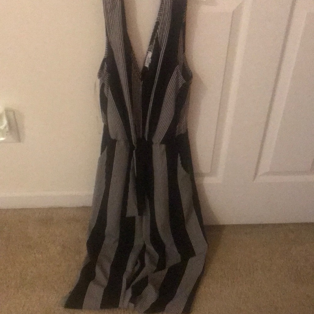 Black/cream Jumpsuit
